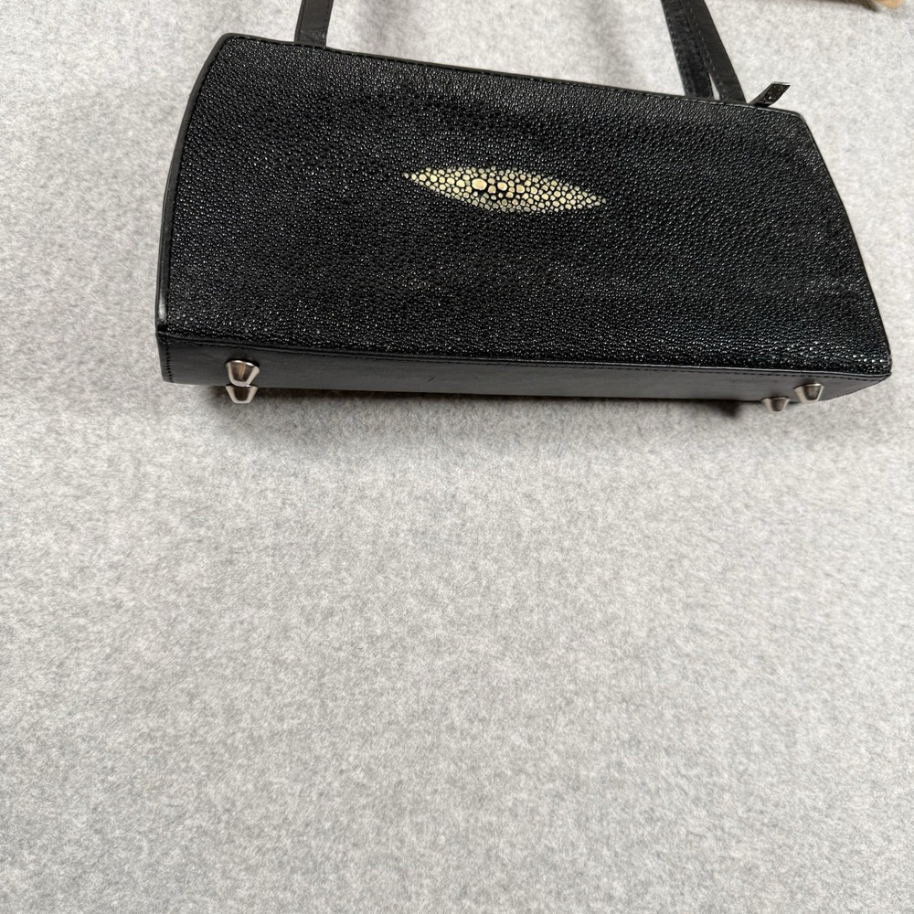 Vintage mini beaded bag purse black shoulder 90s - Picture 3 of 8